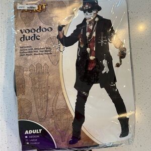 L Spirit Halloween Men’s Voodoo Dude Costume Voodoo Jewelry Size Large